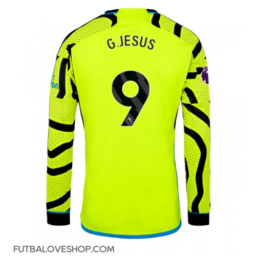 Dres Arsenal Gabriel Jesus #9 Preč 2023-24 Dlhy Rukáv